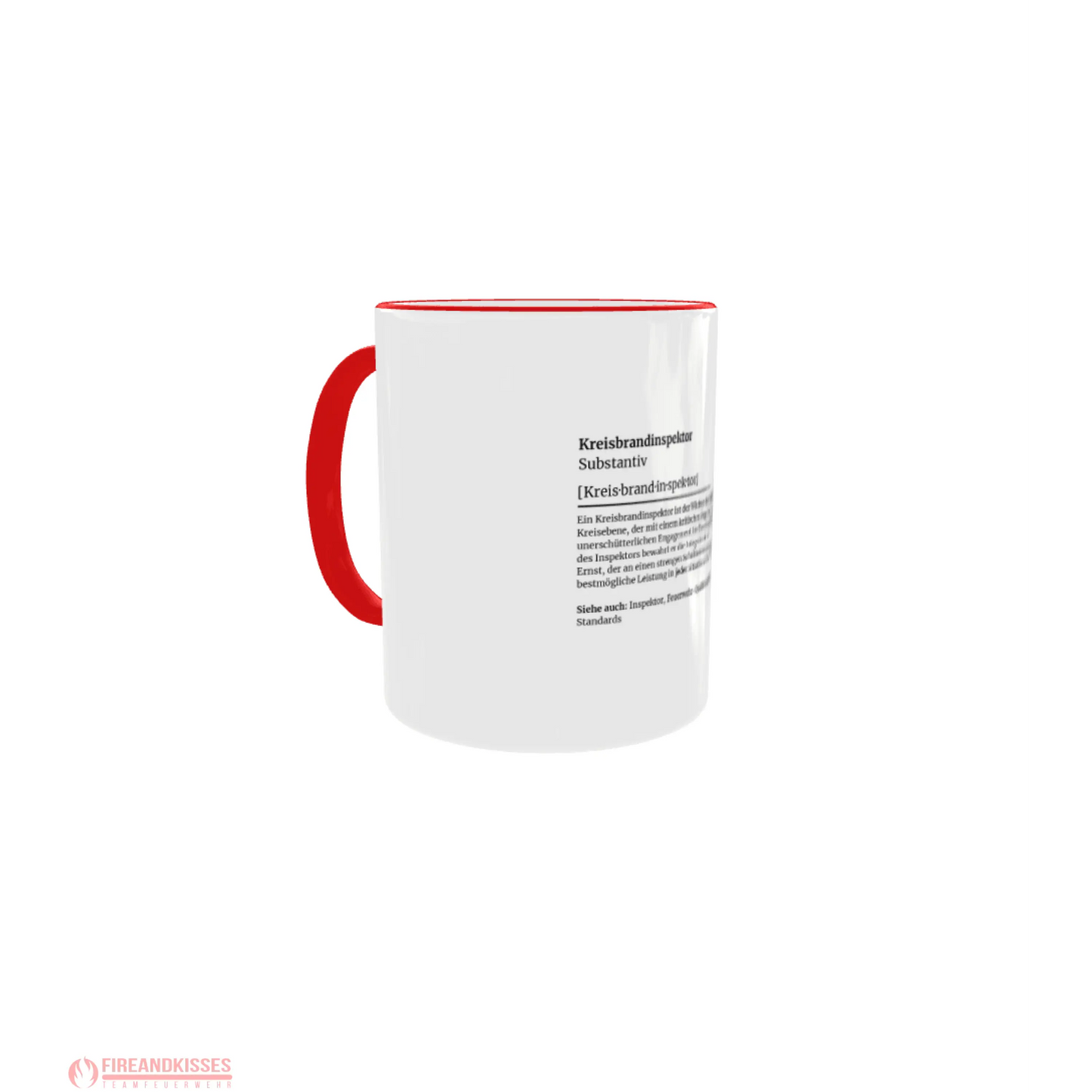Fireandkisses feuerwehr-tasse „definition kreisbrandinspektor“ - tasse feuerwehr-tasse „definition