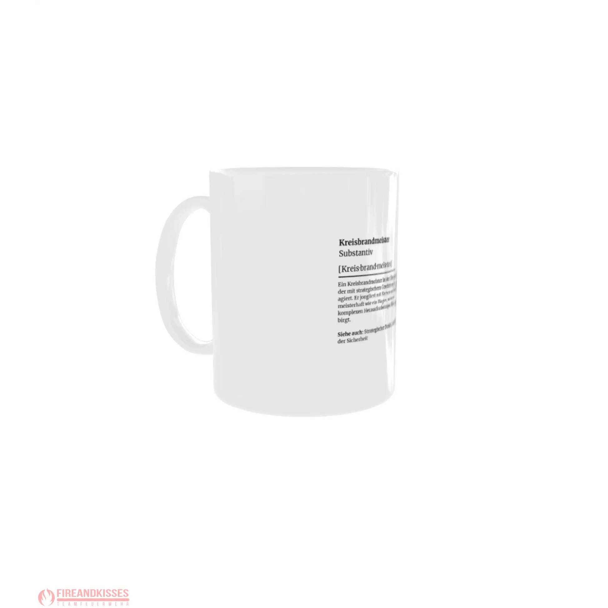 Fireandkisses feuerwehr-tasse „definition kreisbrandmeister“ - tasse feuerwehr-tasse „definition