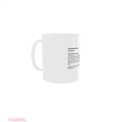 Fireandkisses feuerwehr-tasse „definition kreisbrandmeister“ - tasse feuerwehr-tasse „definition
