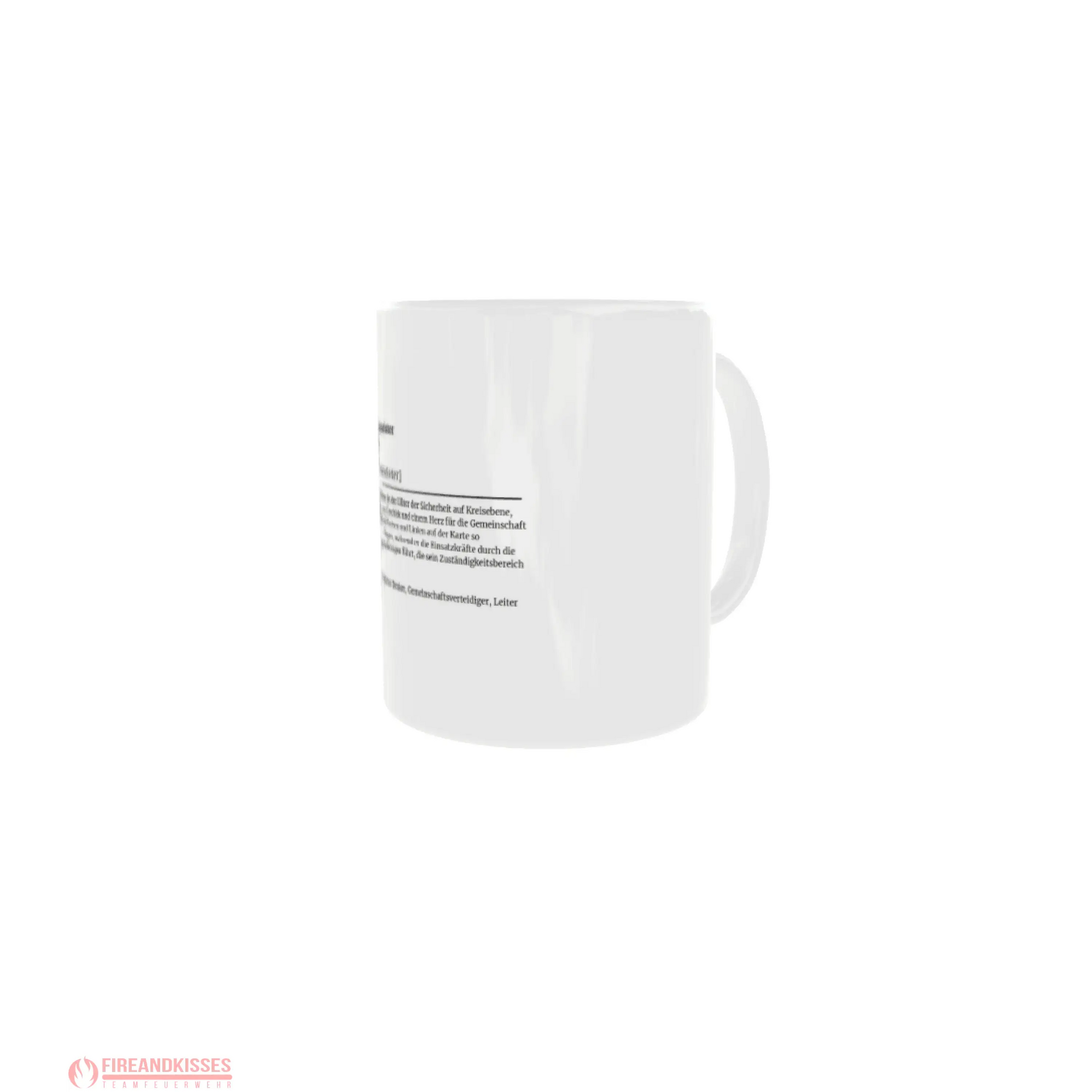 Fireandkisses feuerwehr-tasse „definition kreisbrandmeister“ - tasse feuerwehr-tasse „definition