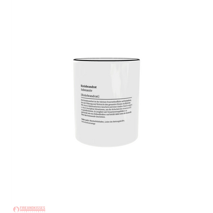 Fireandkisses feuerwehr-tasse „definition kreisbrandrat“ - schwarzer rand & henkel - tasse feuerwehr-tasse „definition
