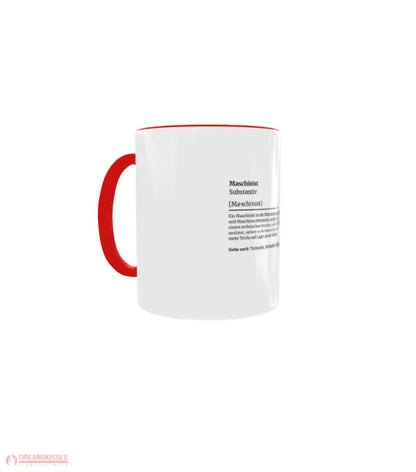 Feuerwehr-Tasse Definition Maschinist - Fireandkisses