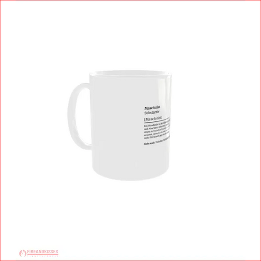 Feuerwehr-Tasse Definition Maschinist - Fireandkisses