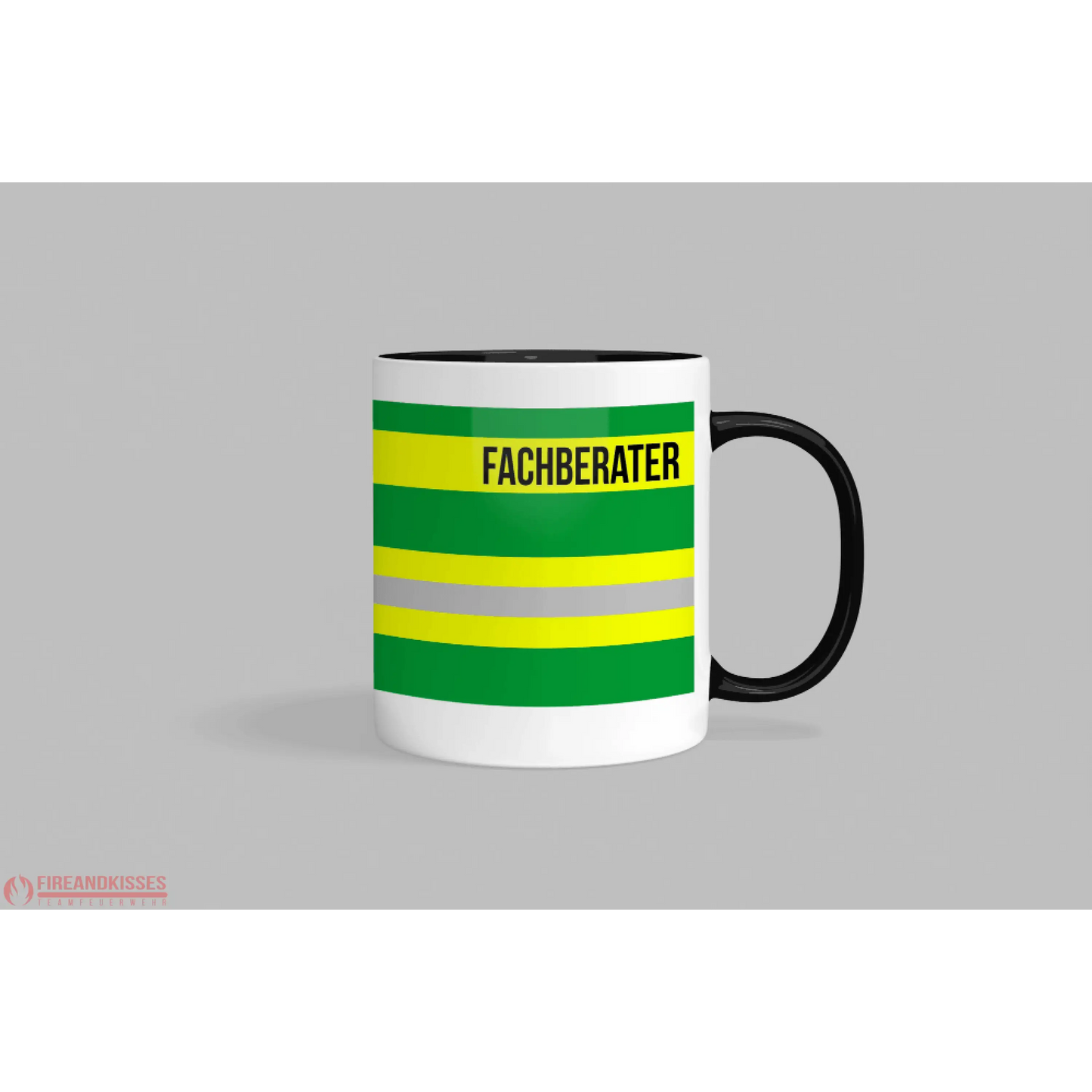 Feuerwehr-Tasse ’Fachberater’ - Schwarz - Tasse
