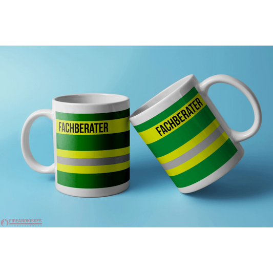 Fireandkisses feuerwehr-tasse „fachberater“ - weiß - tasse feuerwehr-tasse „fachberater“
