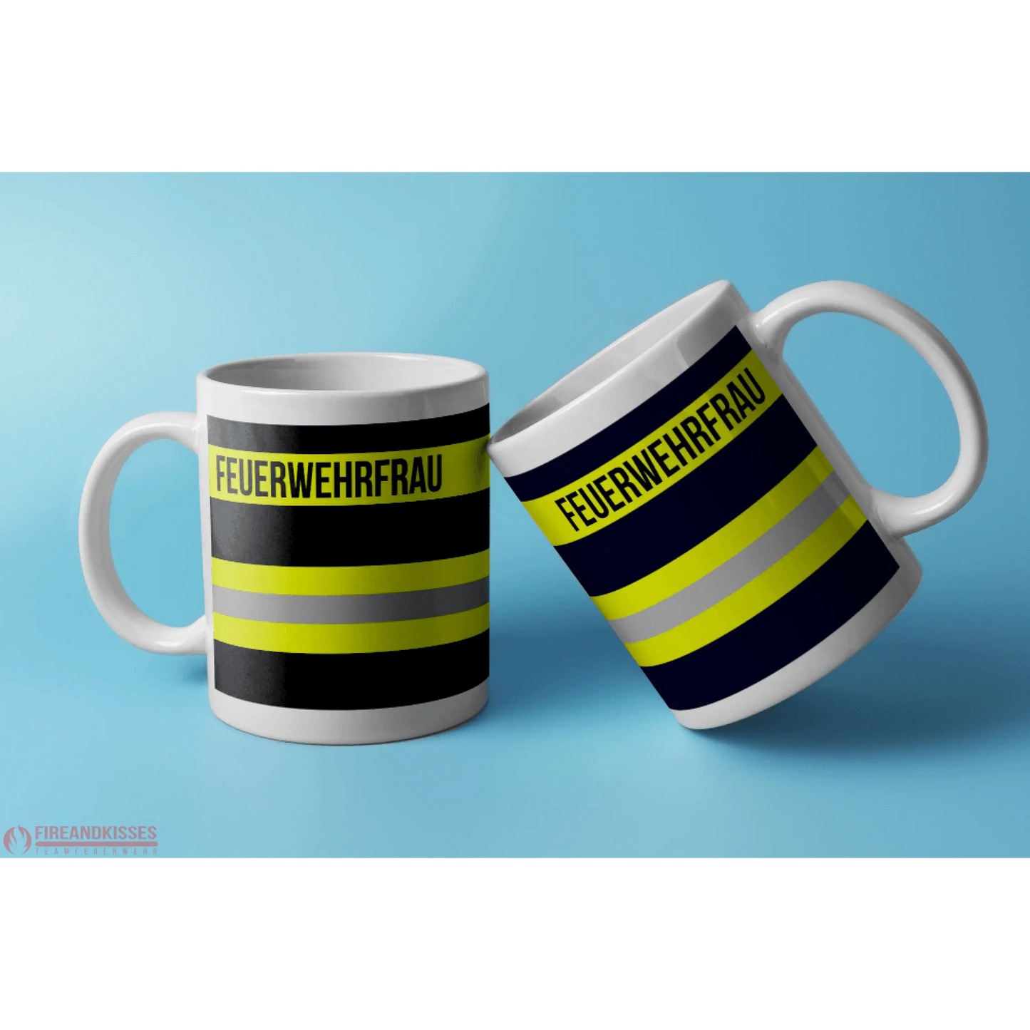 Fireandkisses feuerwehr-tasse „feuerwehrfrau“ - weiß - tasse feuerwehr-tasse „feuerwehrfrau“