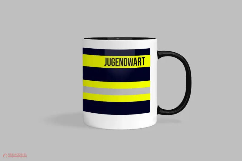 Feuerwehr-Tasse ’Jugendwart’ - Schwarz - Tasse