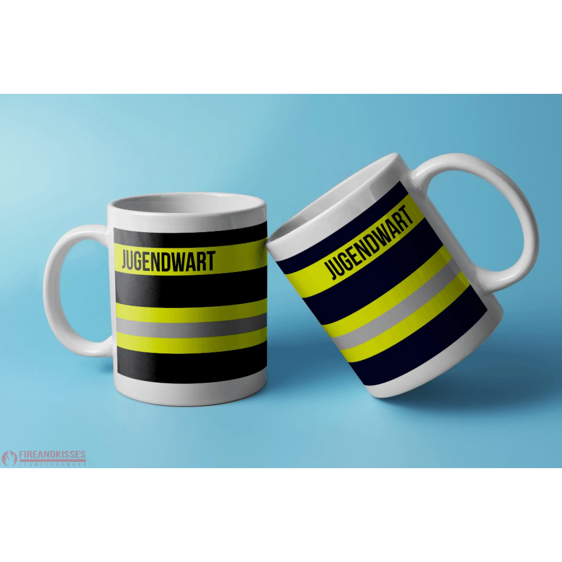 Fireandkisses feuerwehr-tasse „jugendwart“ - weiß - tasse feuerwehr-tasse „jugendwart“