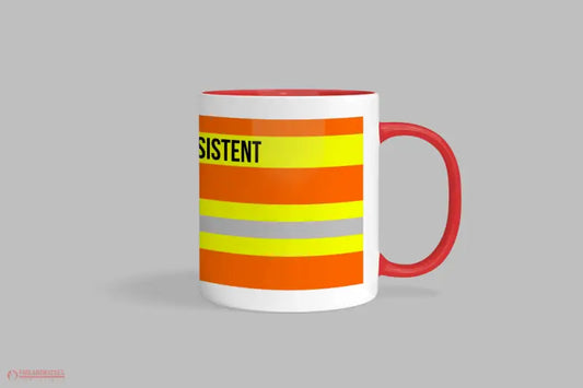 Feuerwehr-Tasse ’Rettungsassistent’ - Rot - Tasse