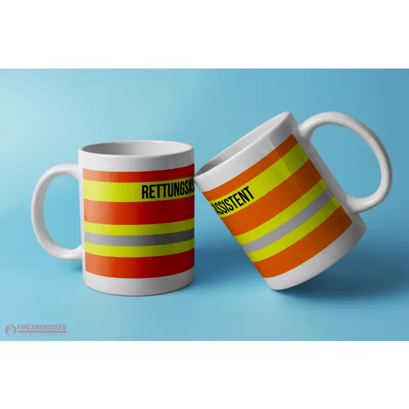 Feuerwehr-Tasse ’Rettungsassistent’ - Weiß - Tasse