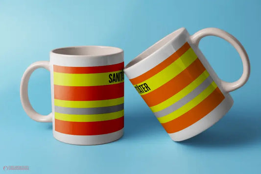 Feuerwehr-Tasse ’Sanitäter’ - Weiß - Tasse