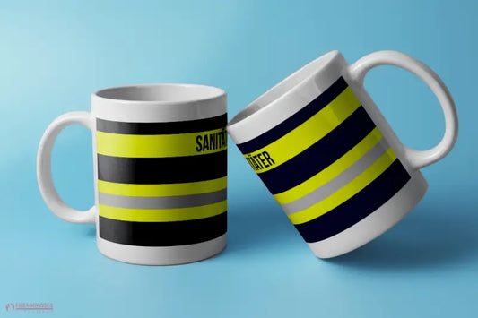 Feuerwehr-Tasse ’Sanitäter’ - Weiß - Tasse