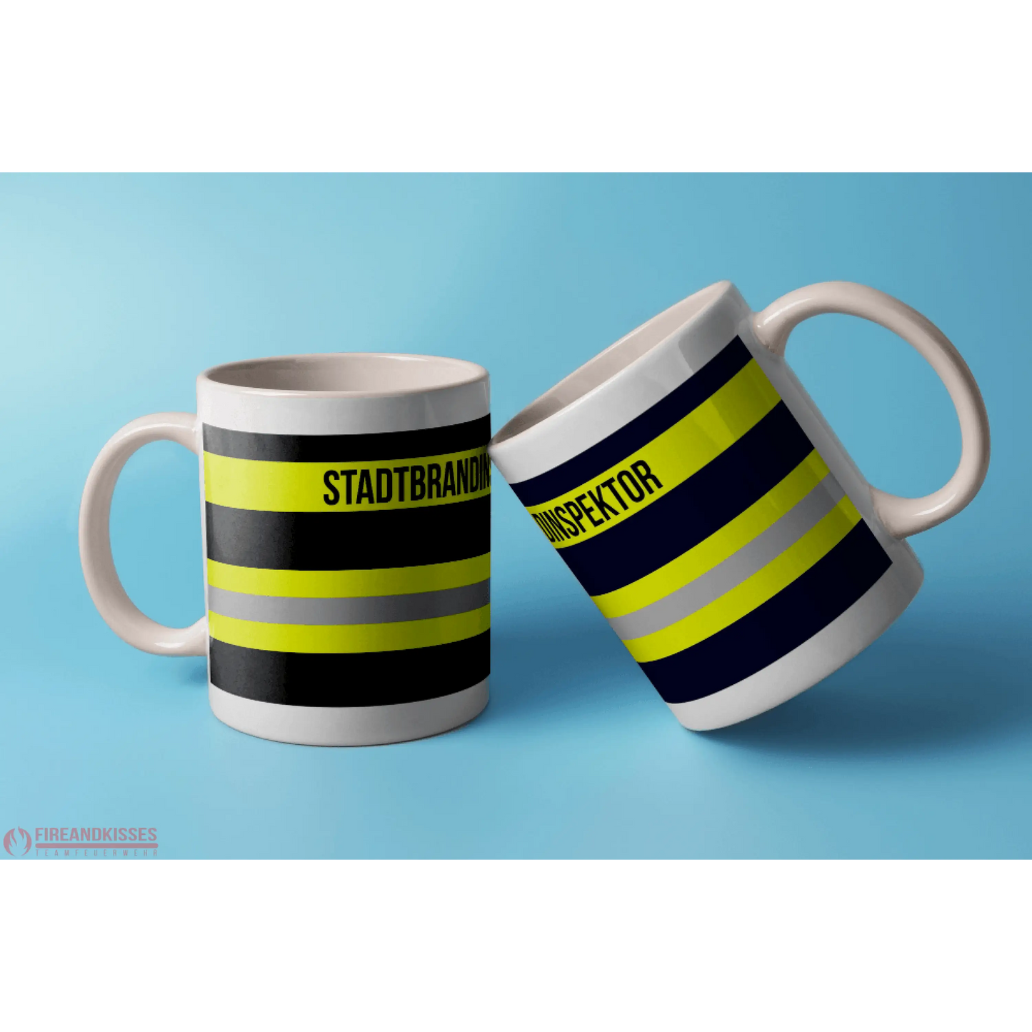 Fireandkisses feuerwehr-tasse „stadtbrandinspektor“ - weiß - tasse feuerwehr-tasse „stadtbrandinspektor“