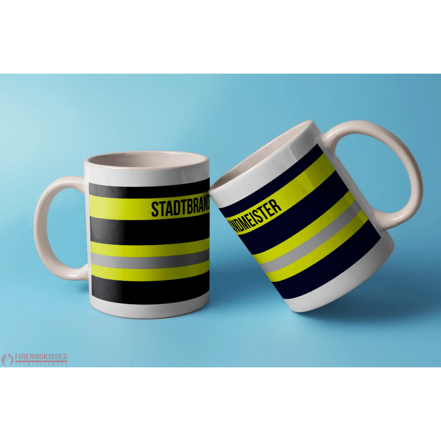 Fireandkisses feuerwehr-tasse „stadtbrandmeister“ - weiß - tasse feuerwehr-tasse „stadtbrandmeister“