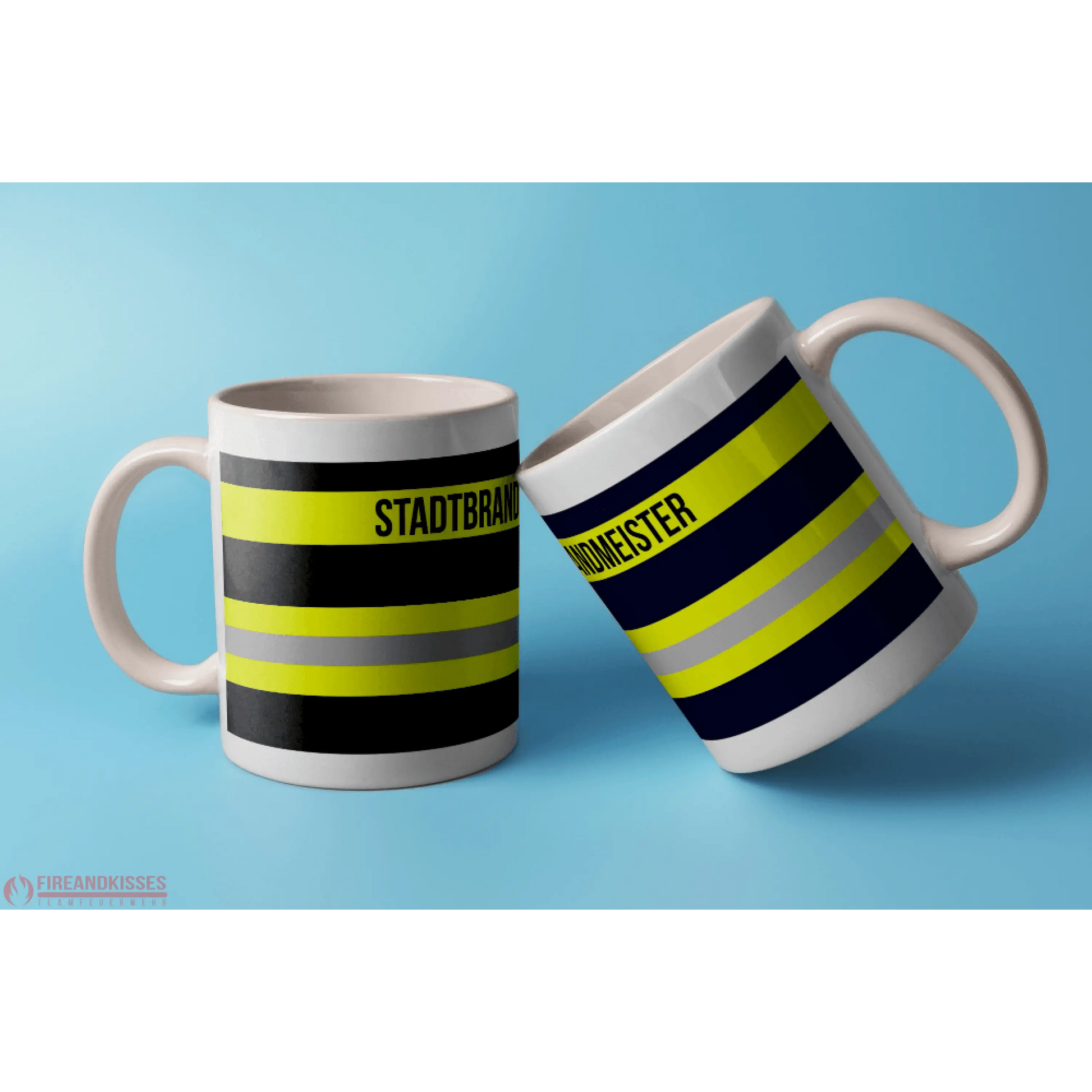 Fireandkisses feuerwehr-tasse „stadtbrandmeister“ - weiß - tasse feuerwehr-tasse „stadtbrandmeister“