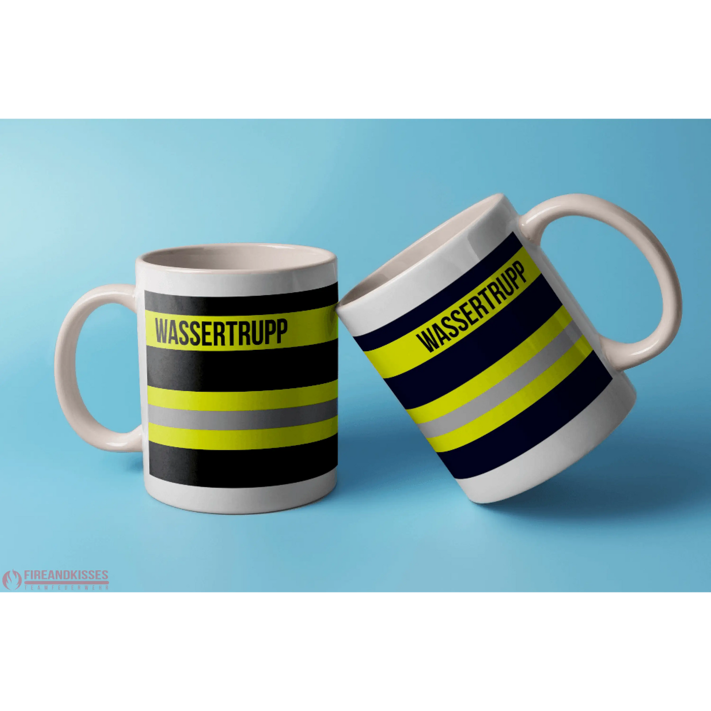 Fireandkisses feuerwehr-tasse „wassertrupp“ - weiß - tasse feuerwehr-tasse „wassertrupp“
