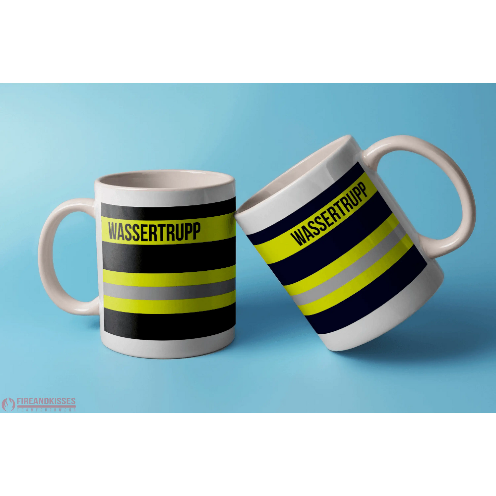 Fireandkisses feuerwehr-tasse „wassertrupp“ - weiß - tasse feuerwehr-tasse „wassertrupp“