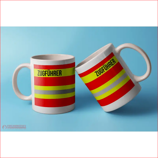 Feuerwehr-Tasse ’Zugführer’ - Weiß - Tasse
