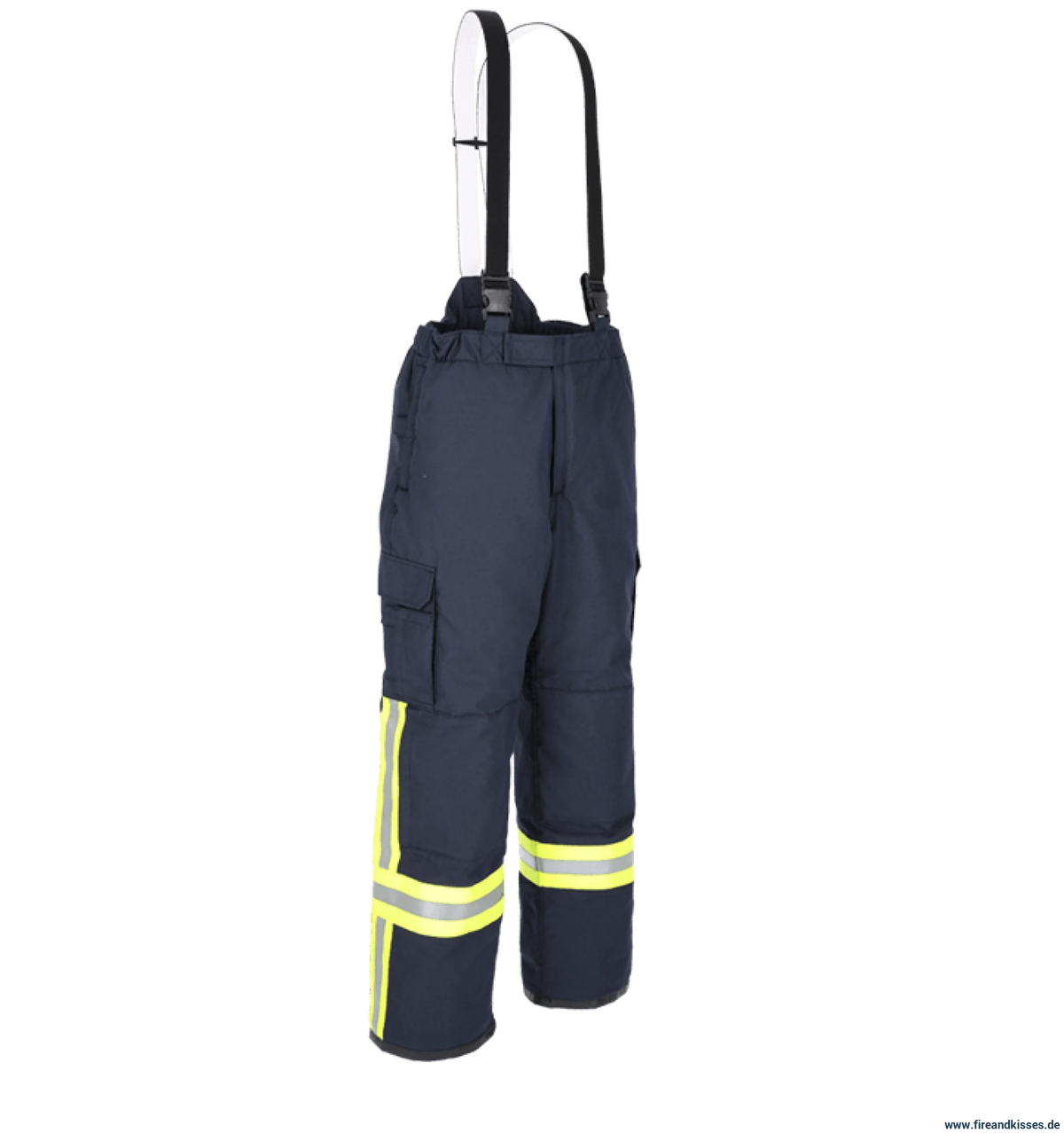 Feuerwehr-Überhose Nomex Airtex®S EN 469 HuPF Teil 4 - Einsatzhose Schwarzblau X2 Y2 Z2 Lange Größen
