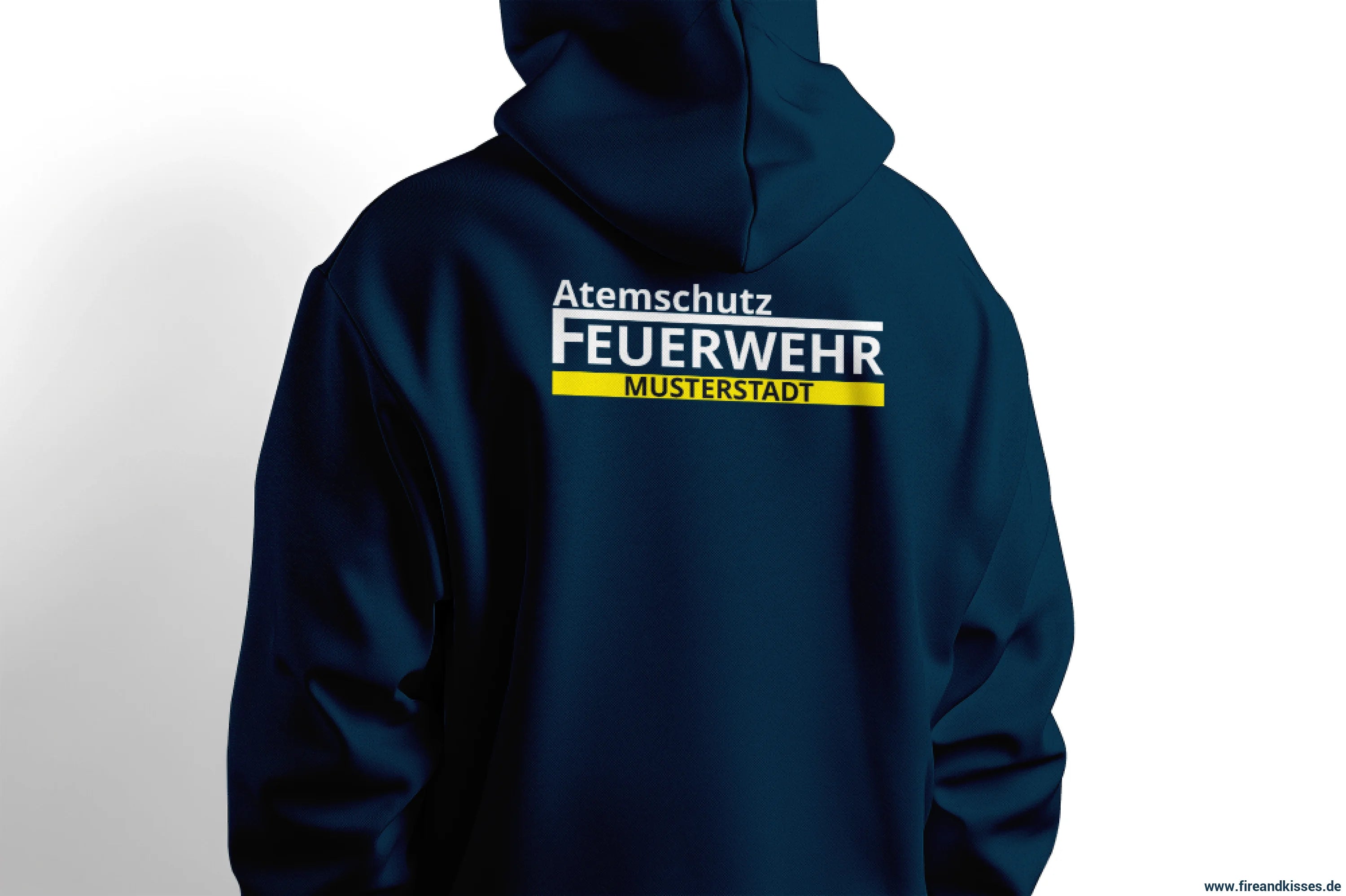 Feuerwehr zip-hoodie – deine agt-wechselkleidung mit wunsch-ortsname - zip-hoodie deine agt-wechselkleidung