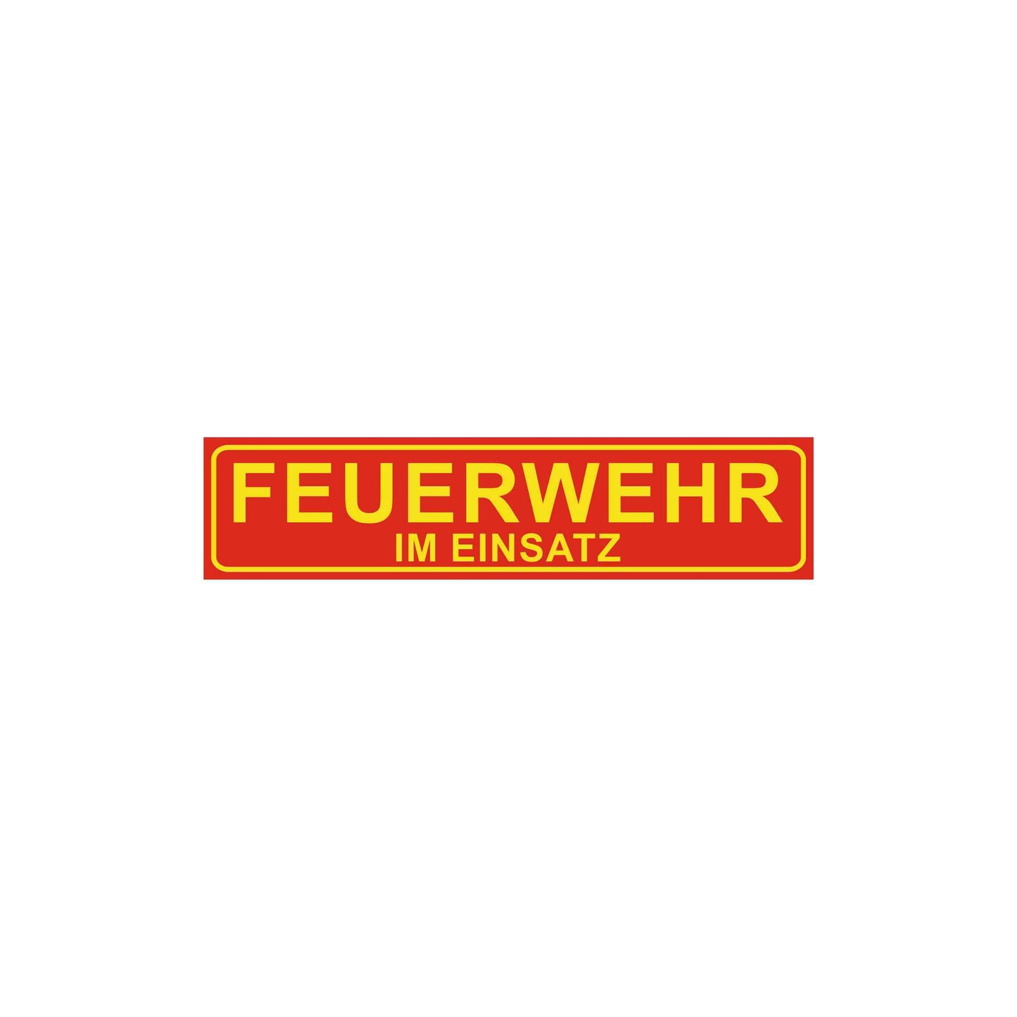 Magnetschild „FEUERWEHR IM EINSATZ“ – Qualitativ Hochwertig und Einsatzbereit Entwickelt für echte Feuerwehrprofis