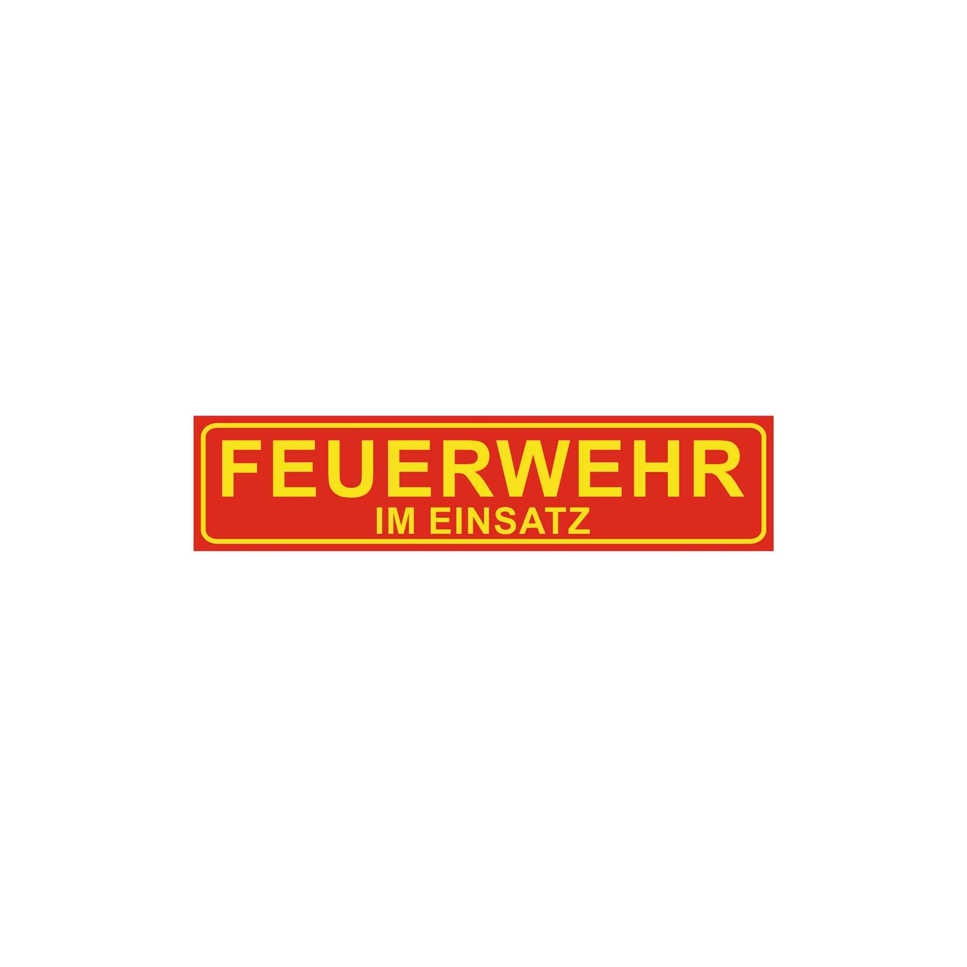 Magnetschild „FEUERWEHR IM EINSATZ“ – Qualitativ Hochwertig und Einsatzbereit Entwickelt für echte Feuerwehrprofis