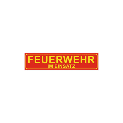 Magnetschild „FEUERWEHR IM EINSATZ“ – Qualitativ Hochwertig und Einsatzbereit Entwickelt für echte Feuerwehrprofis