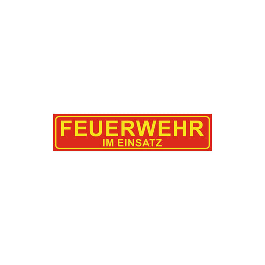 Magnetschild „FEUERWEHR IM EINSATZ“ – Qualitativ Hochwertig und Einsatzbereit Entwickelt für echte Feuerwehrprofis
