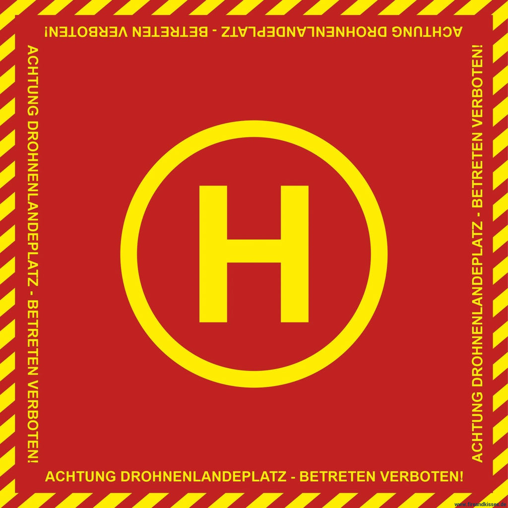 Fireandkisses bos feuerwehr drohnen landeplatz standard - bereitstellungsplane bos feuerwehr drohnen landeplatz
