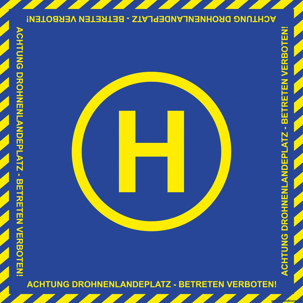 Fireandkisses bos thw drohnen landeplatz standard - bereitstellungsplane bos thw drohnen landeplatz standard