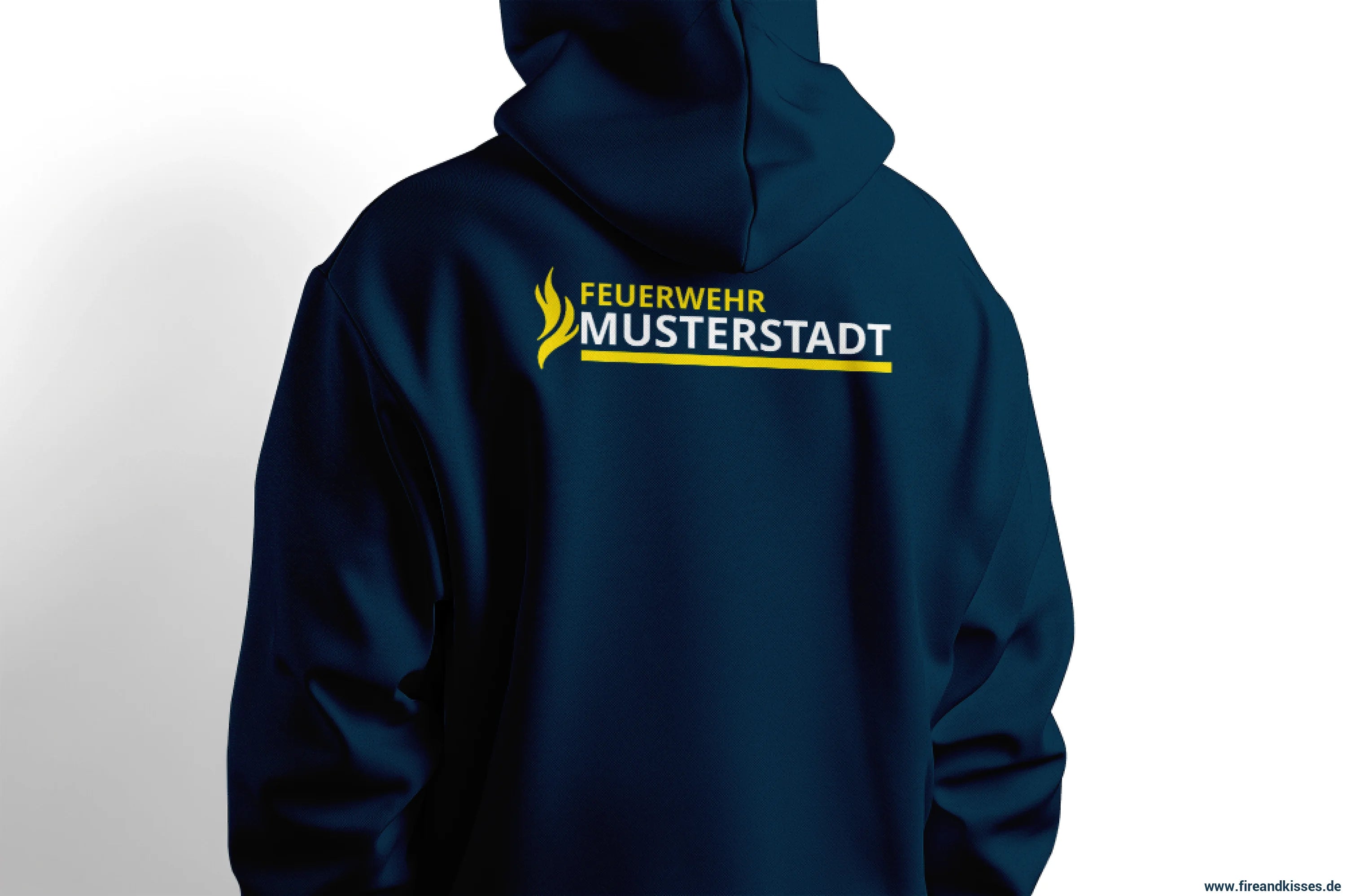 Fireandkisses - feuerwehr-hoodie model kemmern in navy – komfort & funktion für einsatz und freizeit - hoodie