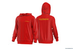 Fireandkisses - feuerwehr-hoodie rot – komfort & funktion für einsatz und freizeit - hoodie - feuerwehr-hoodie rot