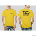 Fireandkisses feuerwehr-jubiläums-t-shirt – xxx jahre deine feuerwehr! - gelb / xs - feuerwehr-jubiläums-t-shirt xxx
