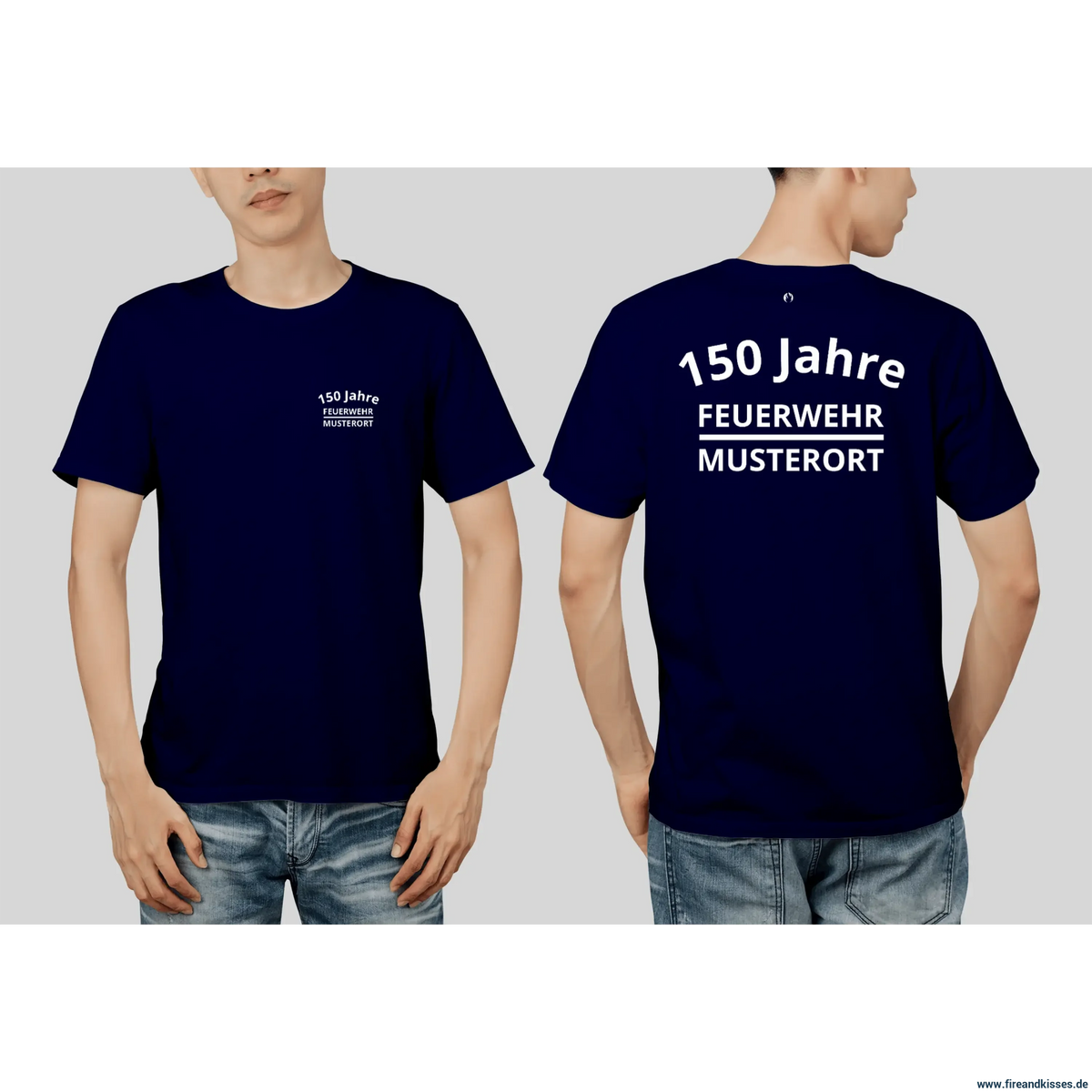 Fireandkisses feuerwehr-jubiläums-t-shirt – xxx jahre deine feuerwehr! - feuerwehr-jubiläums-t-shirt xxx jahre