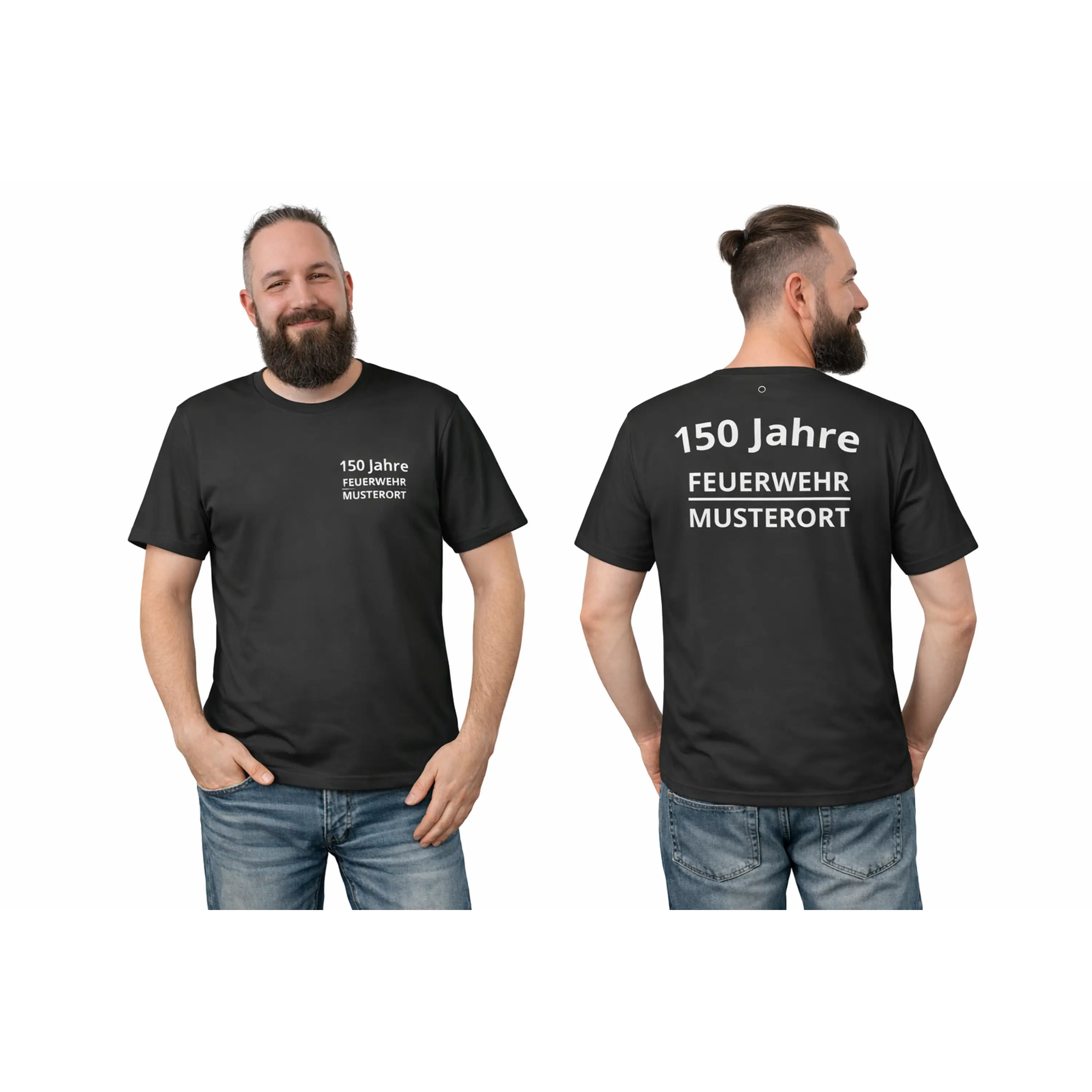 Fireandkisses feuerwehr-jubiläums-t-shirt – xxx jahre deine feuerwehr! - feuerwehr-jubiläums-t-shirt xxx jahre