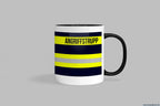 Fireandkisses feuerwehr-tasse „angriffstrupp“ - schwarzer henkel & rand - tasse angriffstrupp | keramik 0,3l