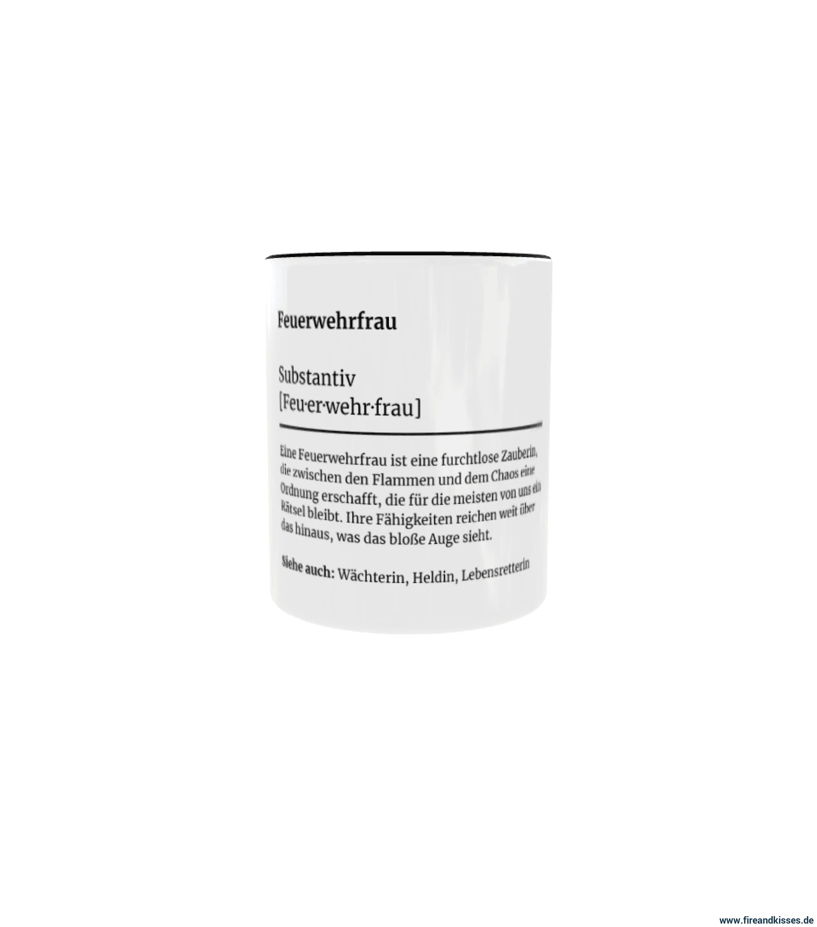 Fireandkisses feuerwehr-tasse „definition feuerwehrfrau“ - tasse feuerwehr-tasse „definition