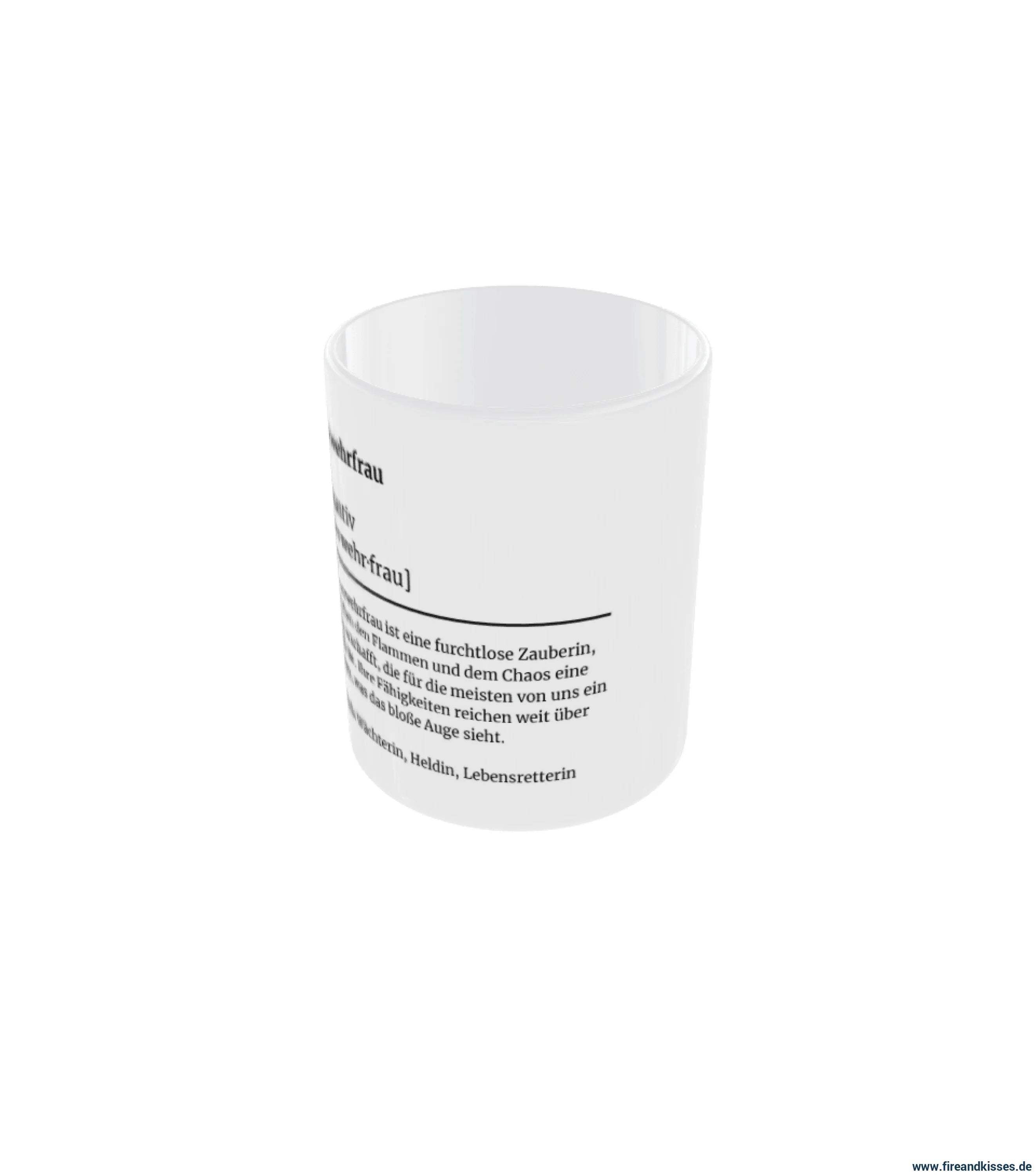 Fireandkisses feuerwehr-tasse „definition feuerwehrfrau“ - tasse feuerwehr-tasse „definition