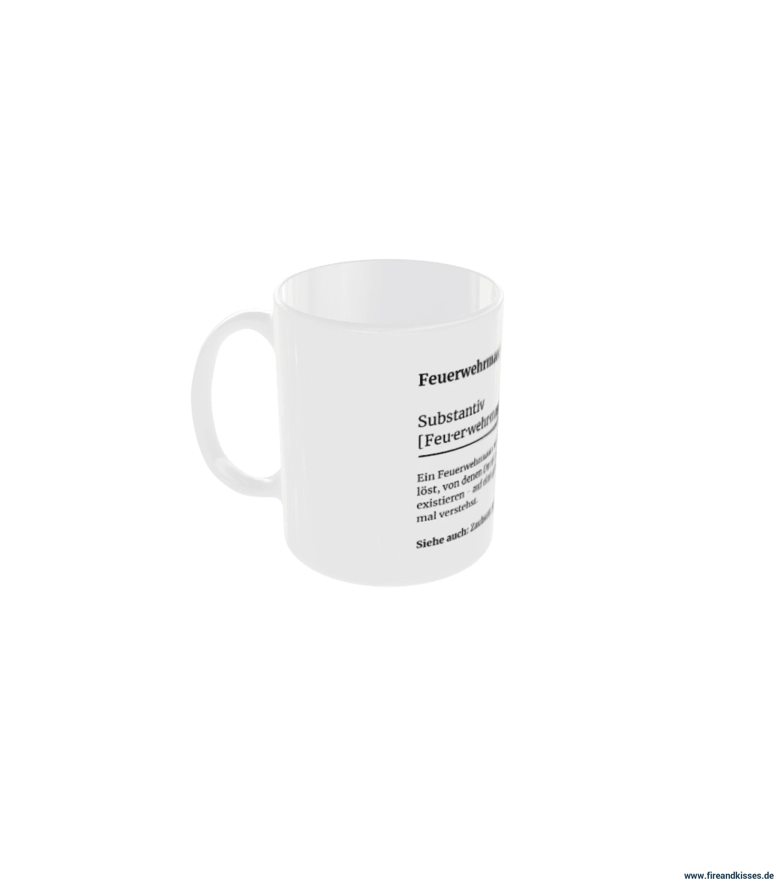 Fireandkisses feuerwehr-tasse „definition feuerwehrmann“ - tasse feuerwehr-tasse „definition