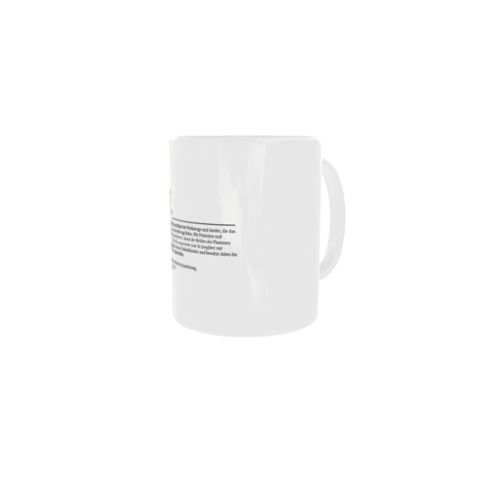 Fireandkisses feuerwehr-tasse „definition gerätewart“ - tasse feuerwehr-tasse „definition gerätewart“