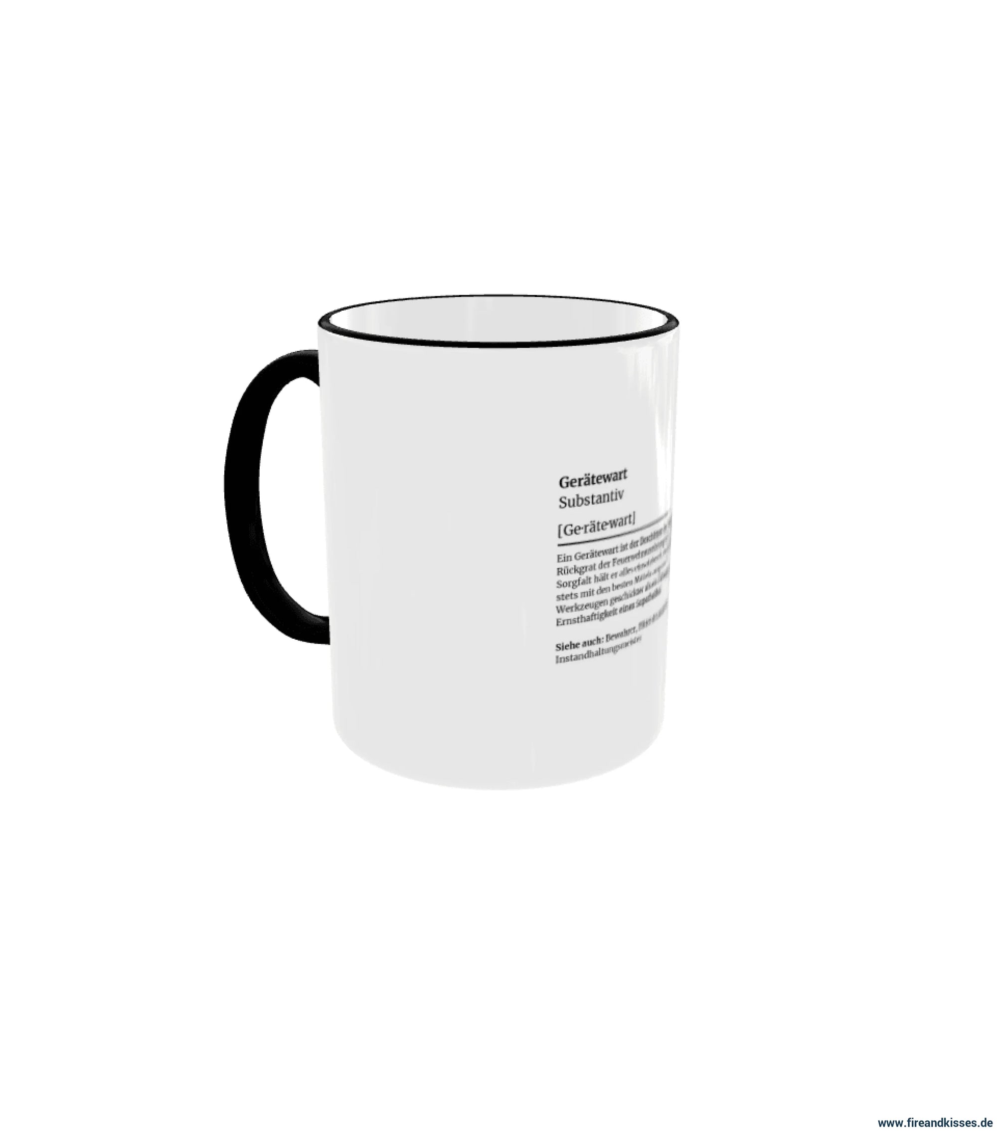 Fireandkisses feuerwehr-tasse „definition gerätewart“ - tasse feuerwehr-tasse „definition gerätewart“