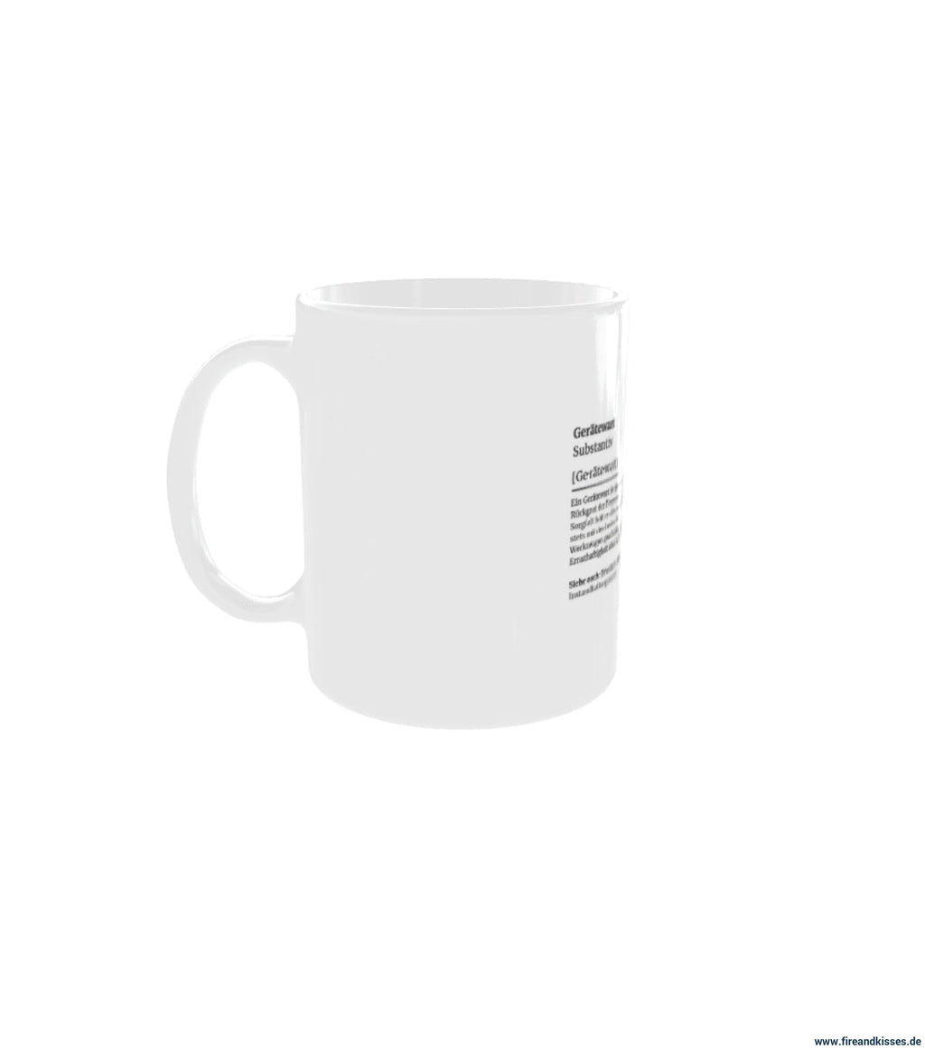 Fireandkisses feuerwehr-tasse „definition gerätewart“ - tasse feuerwehr-tasse „definition gerätewart“