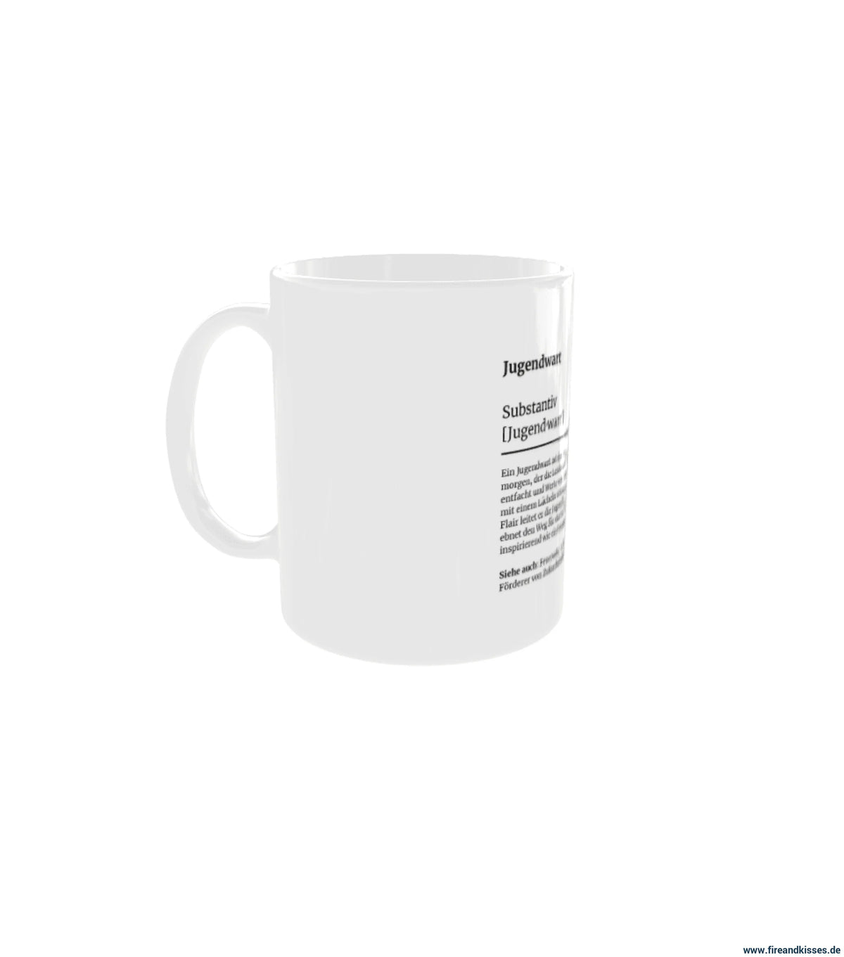 Fireandkisses feuerwehr-tasse „definition jugendwart“ - tasse feuerwehr-tasse „definition jugendwart“