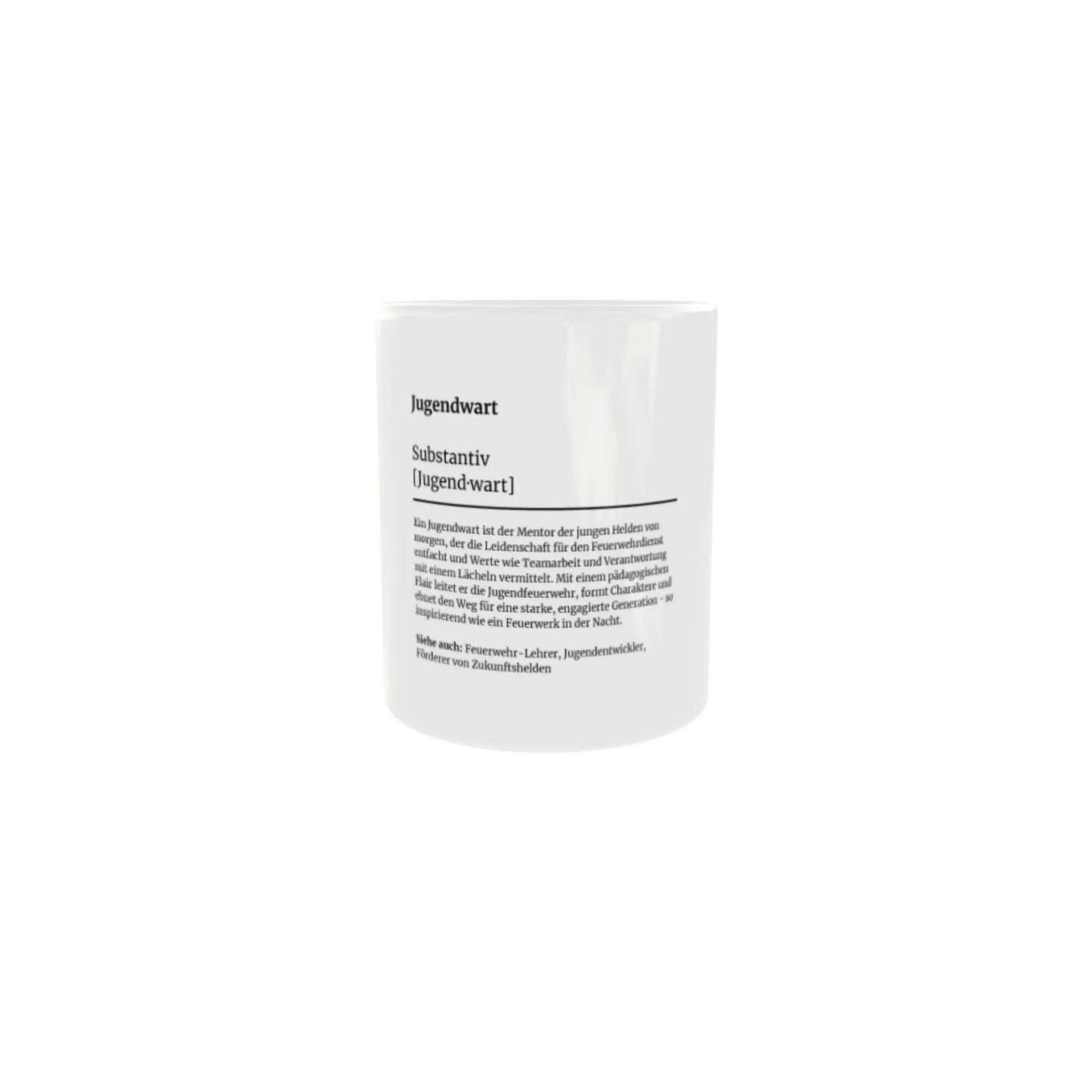 Fireandkisses feuerwehr-tasse „definition jugendwart“ - weiß - tasse feuerwehr-tasse „definition jugendwart“