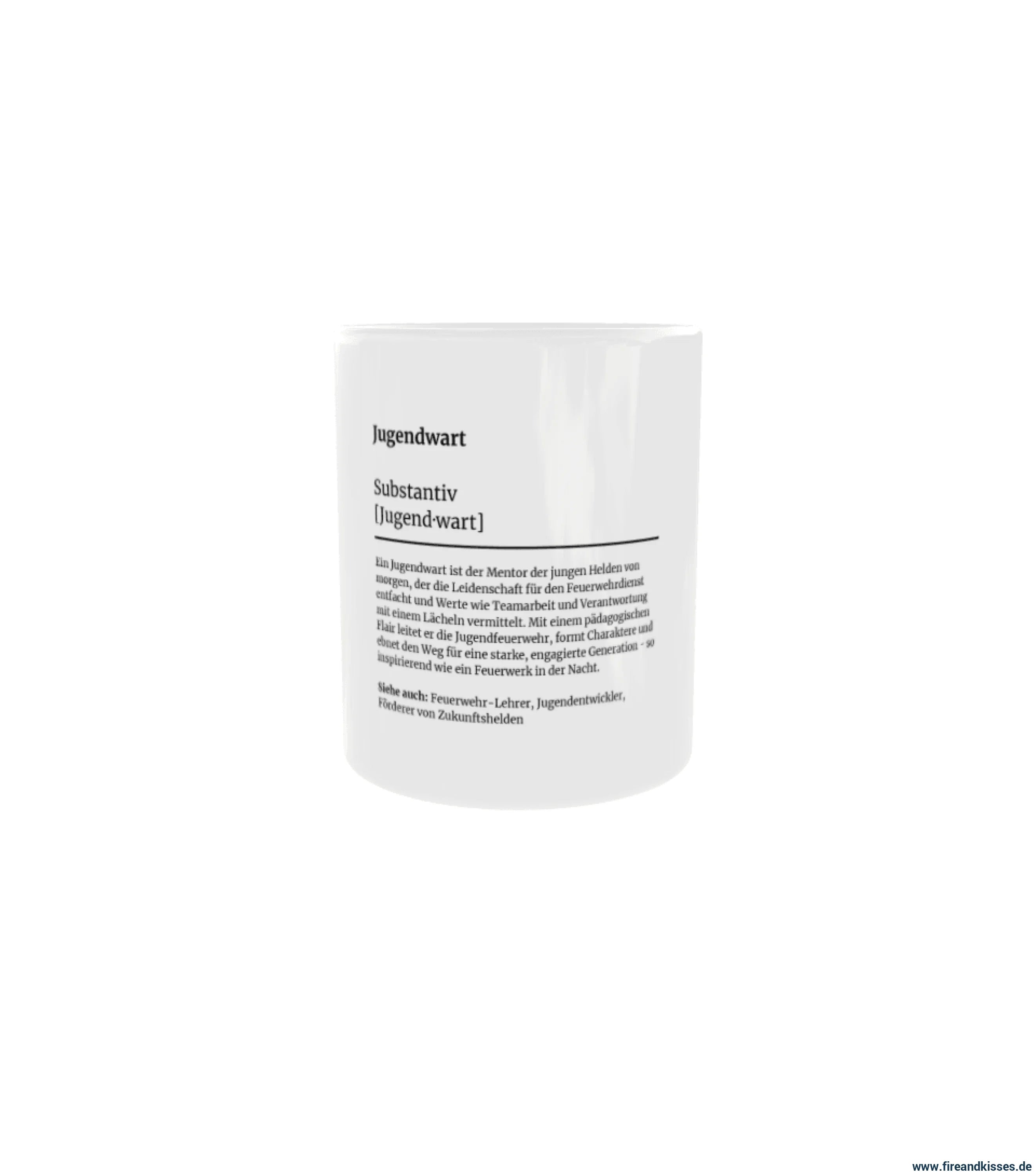 Fireandkisses feuerwehr-tasse „definition jugendwart“ - weiß - tasse feuerwehr-tasse „definition jugendwart“