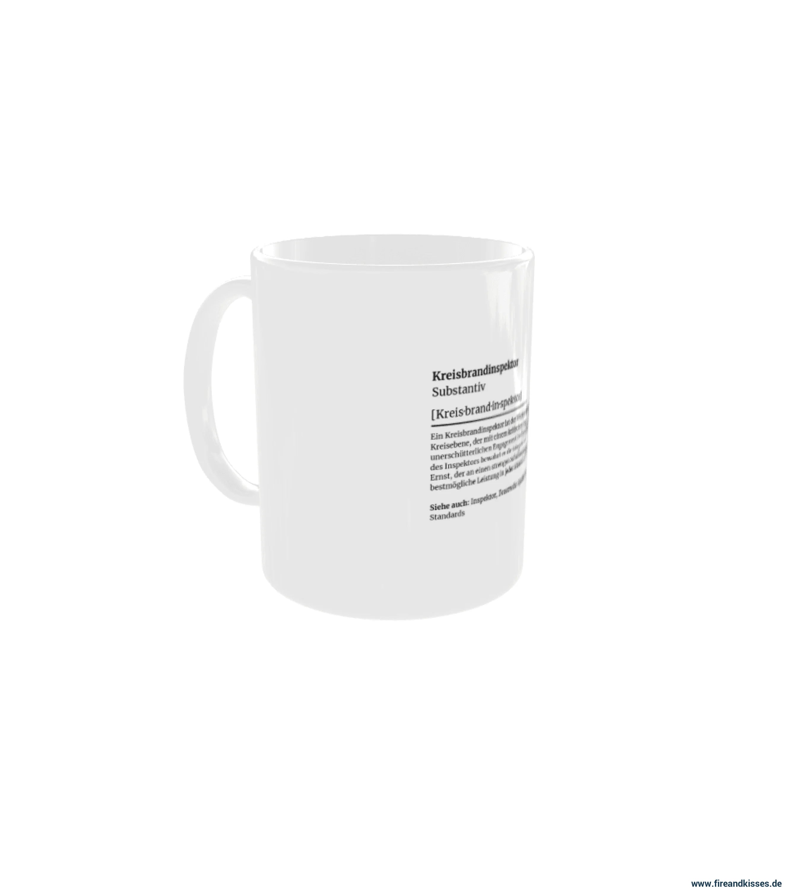 Fireandkisses feuerwehr-tasse „definition kreisbrandinspektor“ - tasse feuerwehr-tasse „definition