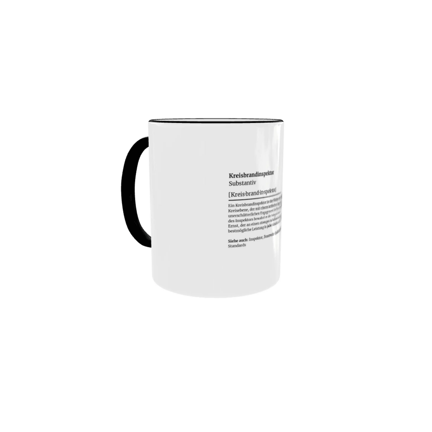 Fireandkisses feuerwehr-tasse „definition kreisbrandinspektor“ - tasse feuerwehr-tasse „definition