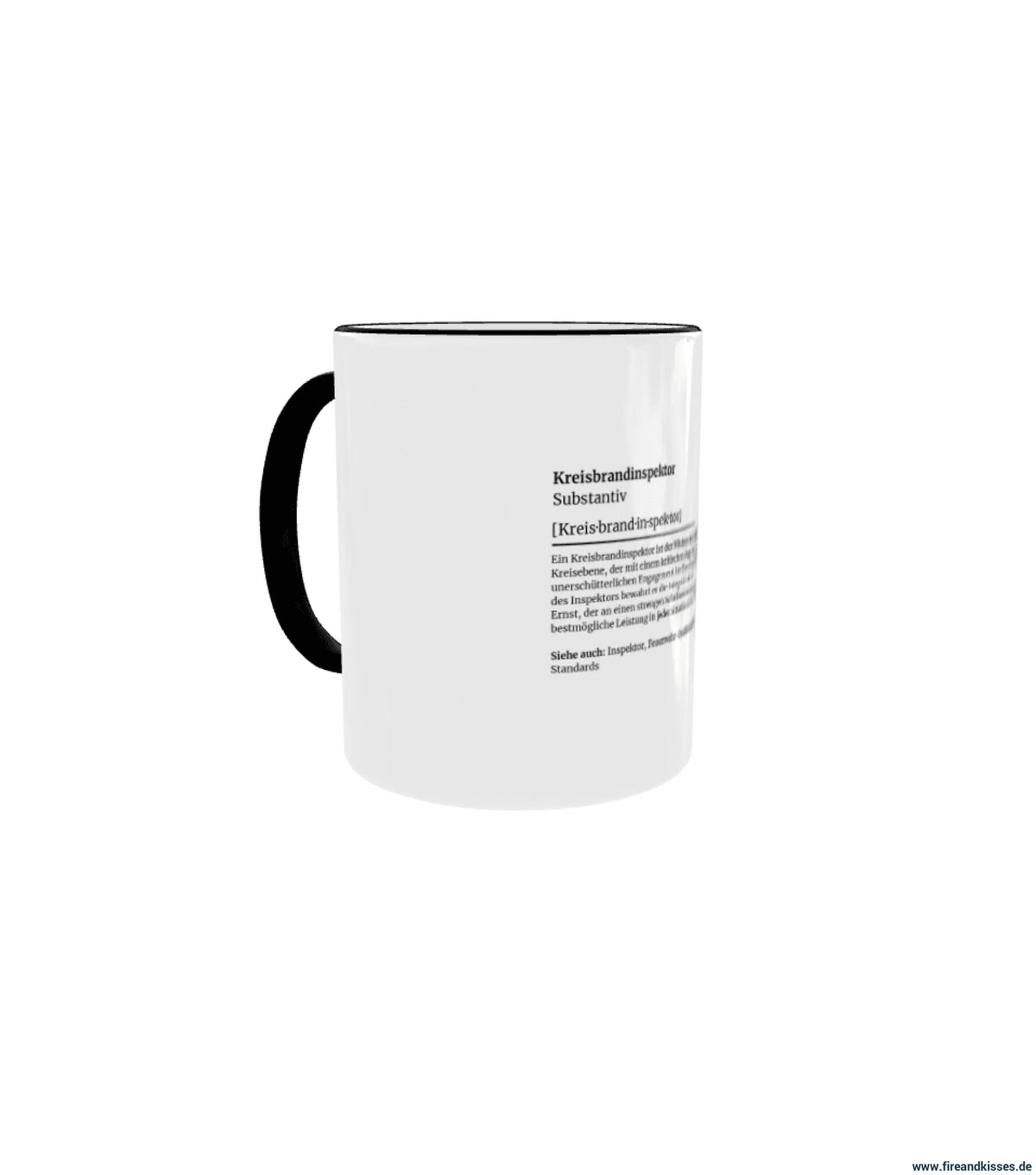 Fireandkisses feuerwehr-tasse „definition kreisbrandinspektor“ - tasse feuerwehr-tasse „definition