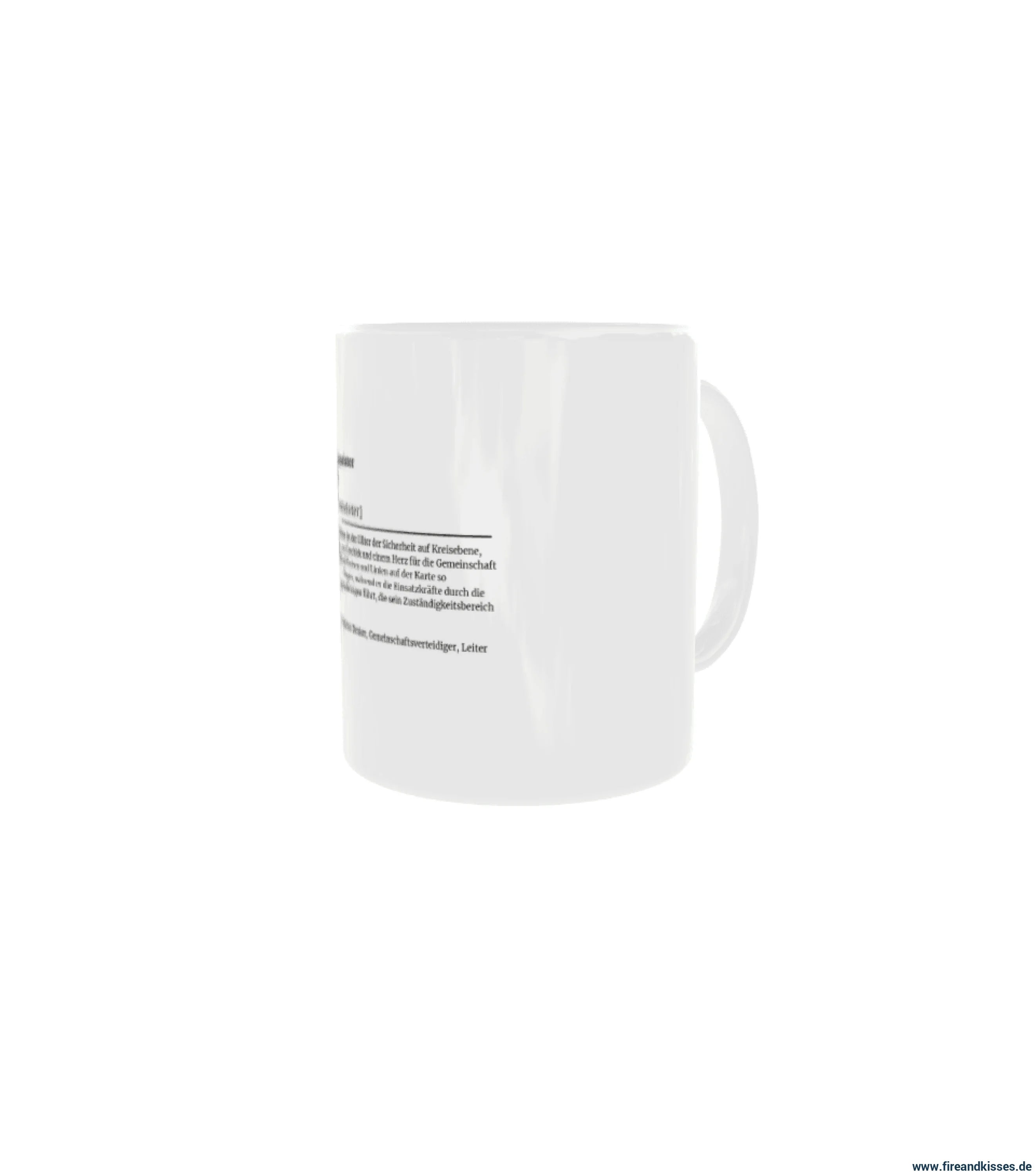 Fireandkisses feuerwehr-tasse „definition kreisbrandmeister“ - tasse feuerwehr-tasse „definition