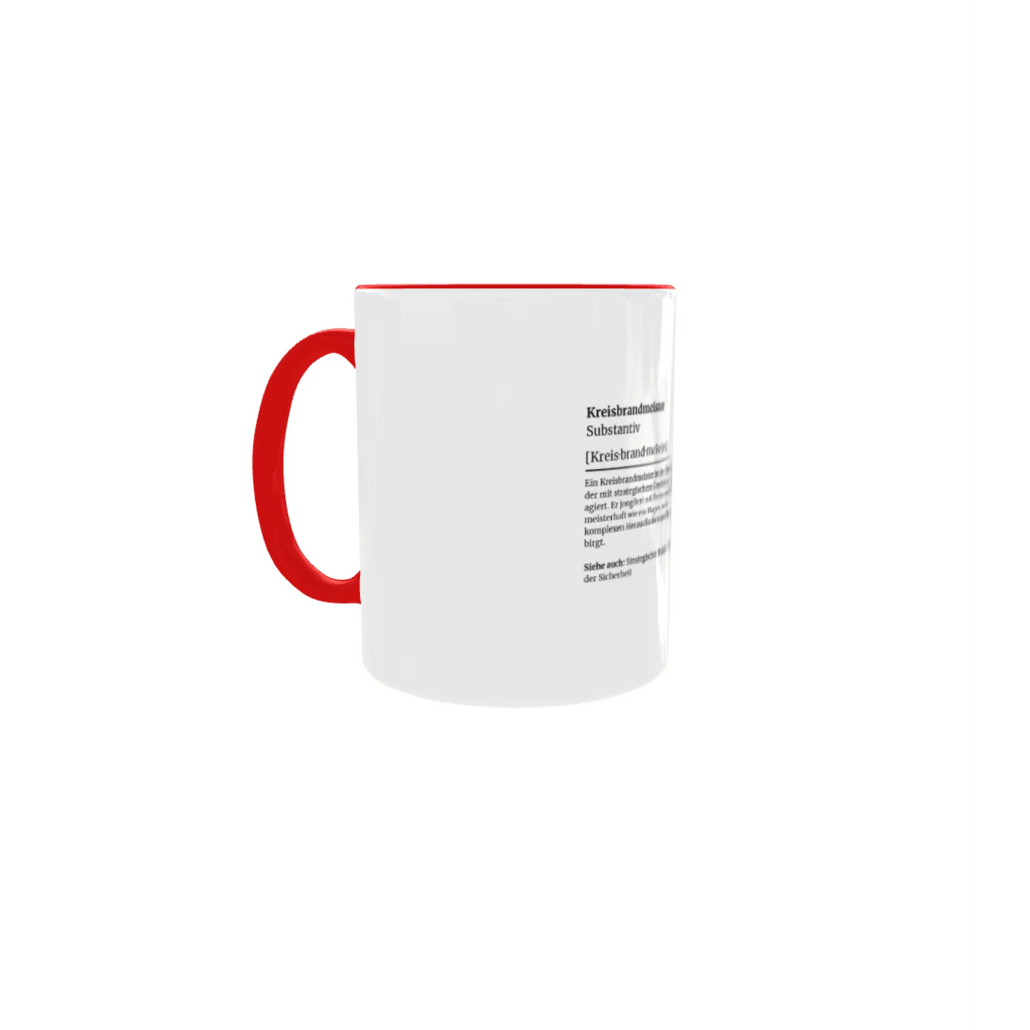 Fireandkisses feuerwehr-tasse „definition kreisbrandmeister“ - tasse feuerwehr-tasse „definition